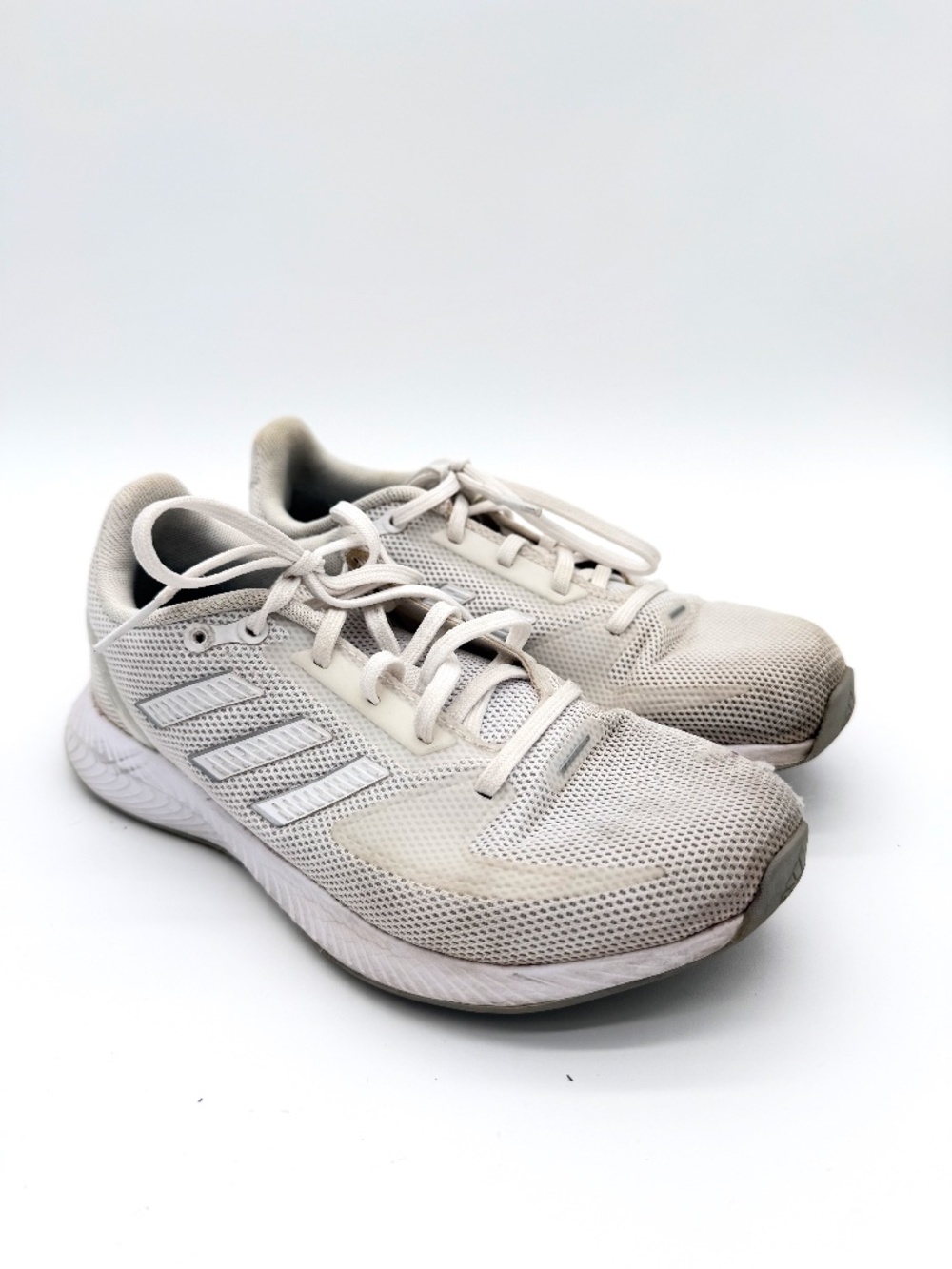 Adidas Runfalcon 2.0 Womens Running Shoes White Silver FY9621 Sneakers Size 5.5